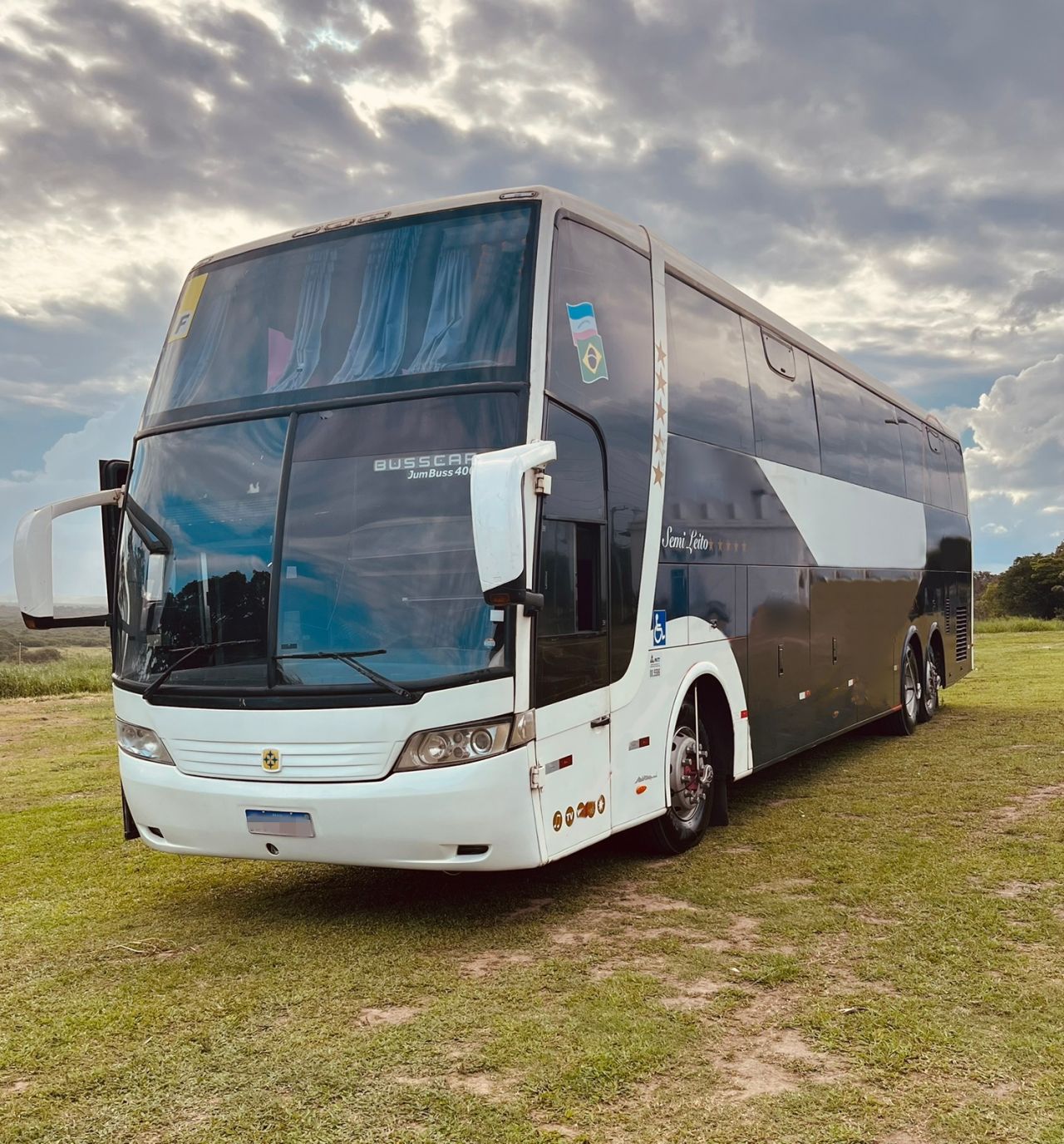 BUSSCAR JUMBUSS P400 ANO 2008 MB O500 RSD JM COD.683