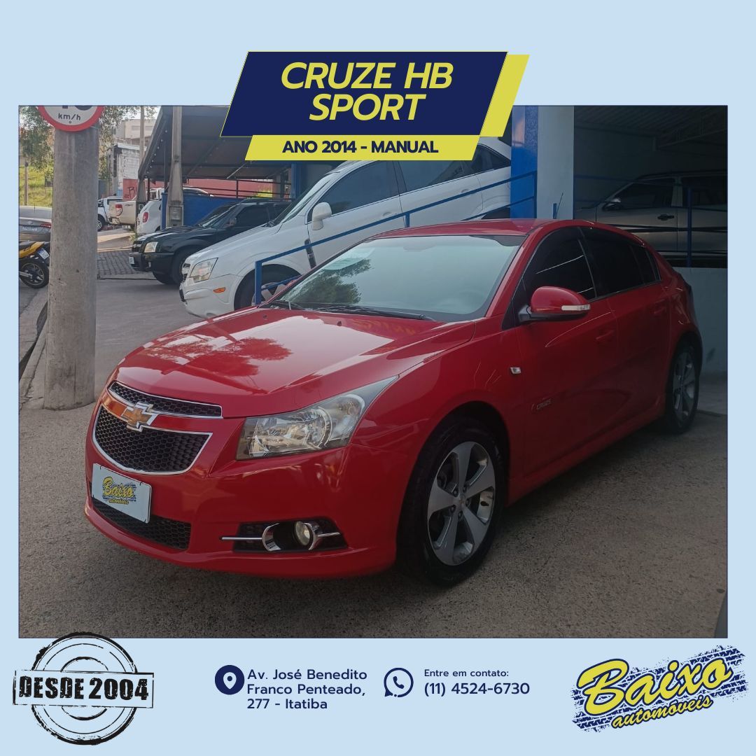 CRUZE HB Sport LT 1.8 16V FlexP. 5p Aut