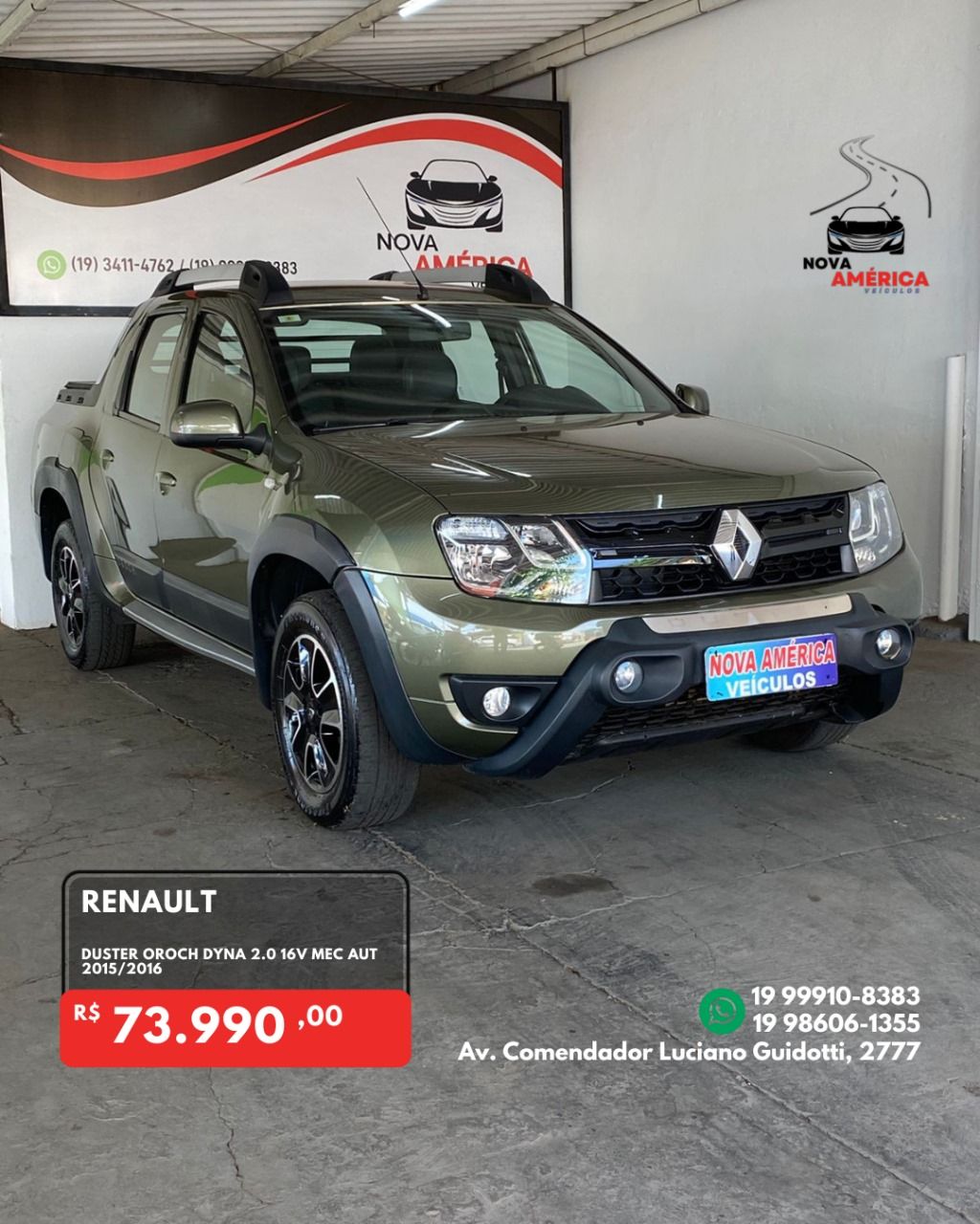 DUSTER OROCH Dyna. 2.0 Flex 16V Mec.