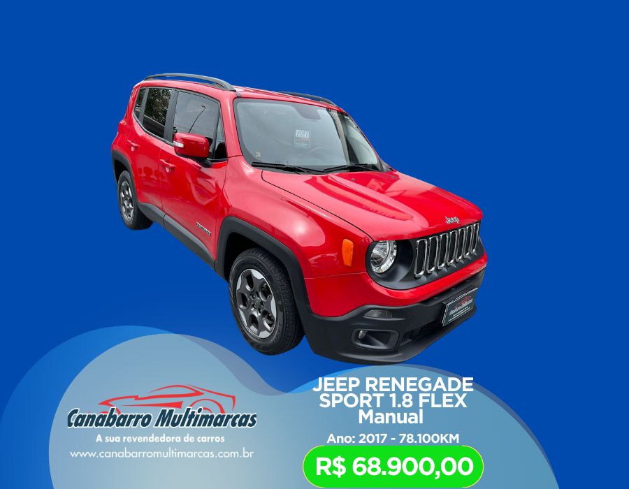 Renegade Sport 1.8 4x2 Flex 16V Mec.