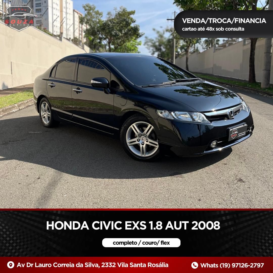 Civic Sedan EXS 1.8/1.8 Flex 16V Aut. 4p