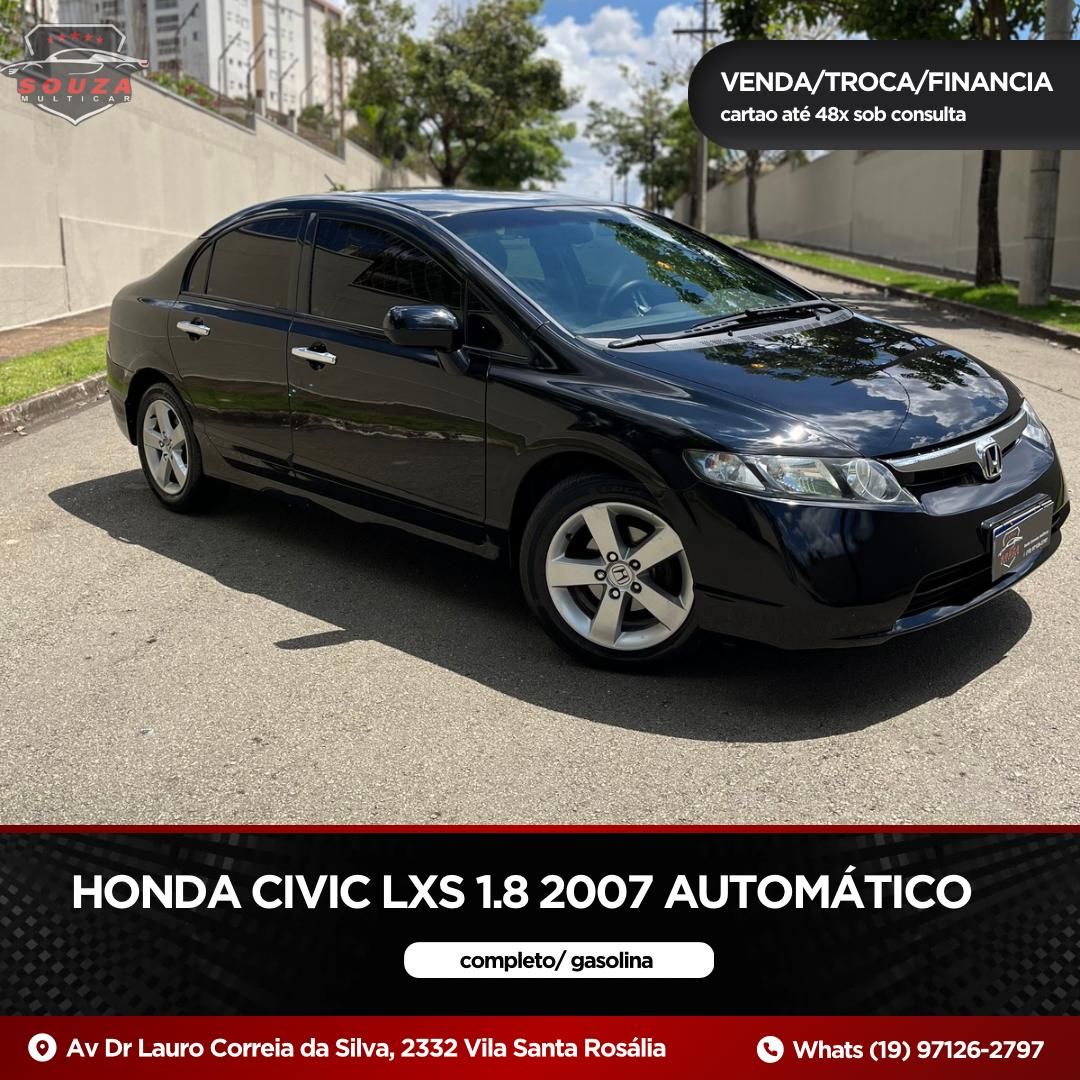 Civic Sed LXS 1.8 Aut 4p