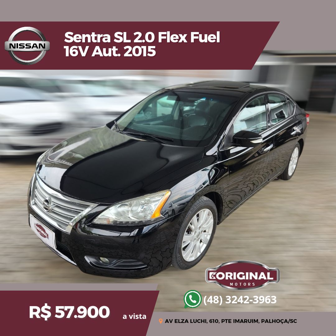 Sentra SL 2.0/ 2.0 Flex Fuel 16V Aut.