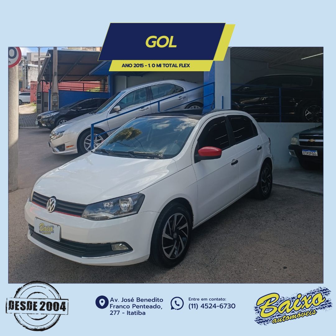 Gol (novo) 1.0 Mi Total Flex 8V 4p